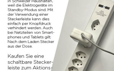 Schaltbare Stromsteckerleiste zum Aktionspreis