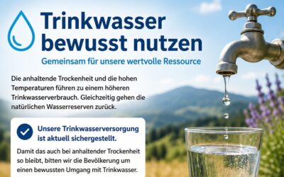 Trinkwasser bewusst nutzen